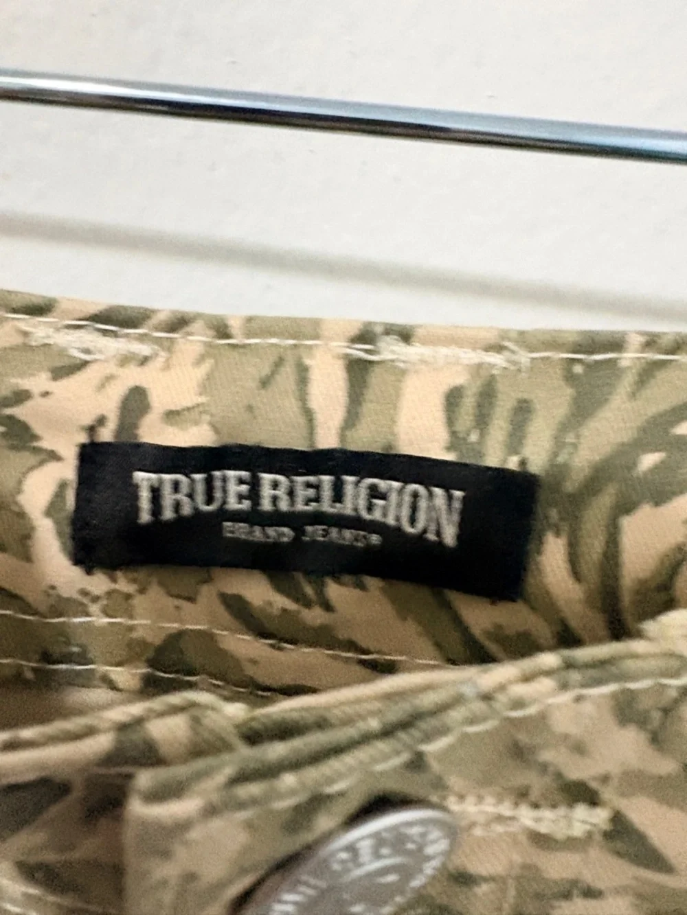 NWT True Religion Jogger Camo Cargo Jogger Pants Abstract Camo Men's Medium